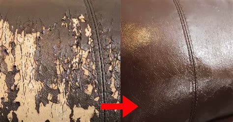 peeling vs flaking leather